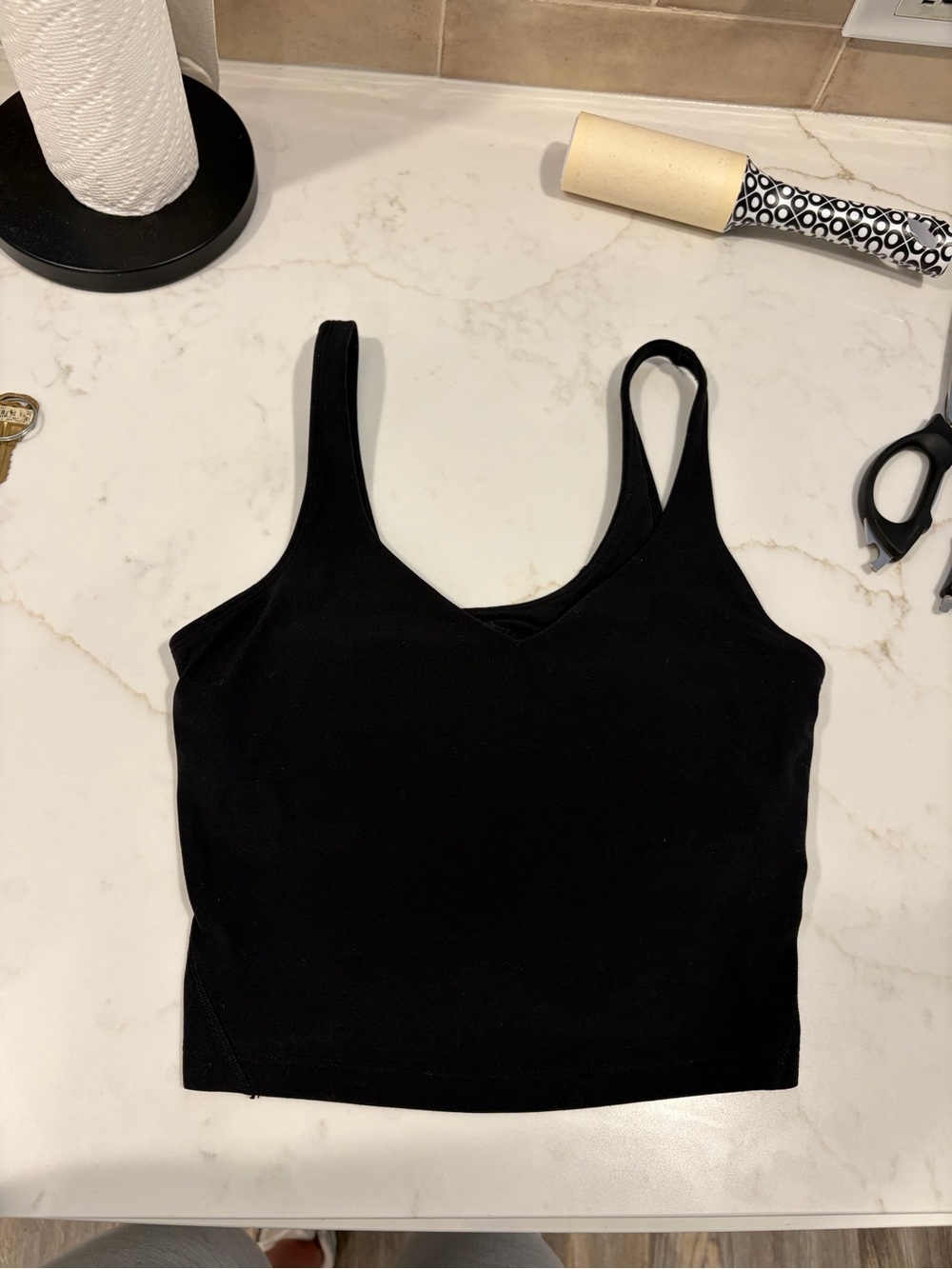 lululemon athletica Black align Crop Tank